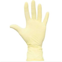 Latex handsker - pudderfri - ikke sterile (100 stk)