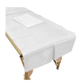 Lejedkke hvid 85 x 200 cm fleece (20 stk)