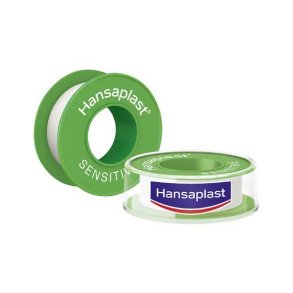 Hansaplast Sensitive Plaster 5 m x 1,25 cm (10 ruller)