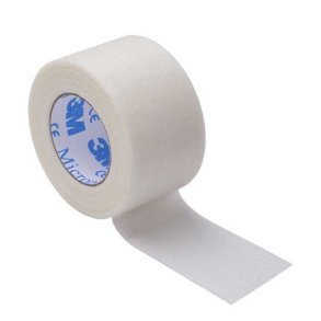 3M Micropore tape 2,5 cm x 9,1 m - hvid (12 stk)
