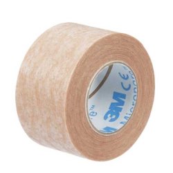 3M Micropore tape 2,5 cm x 9,1 m - hud farve (12 stk)